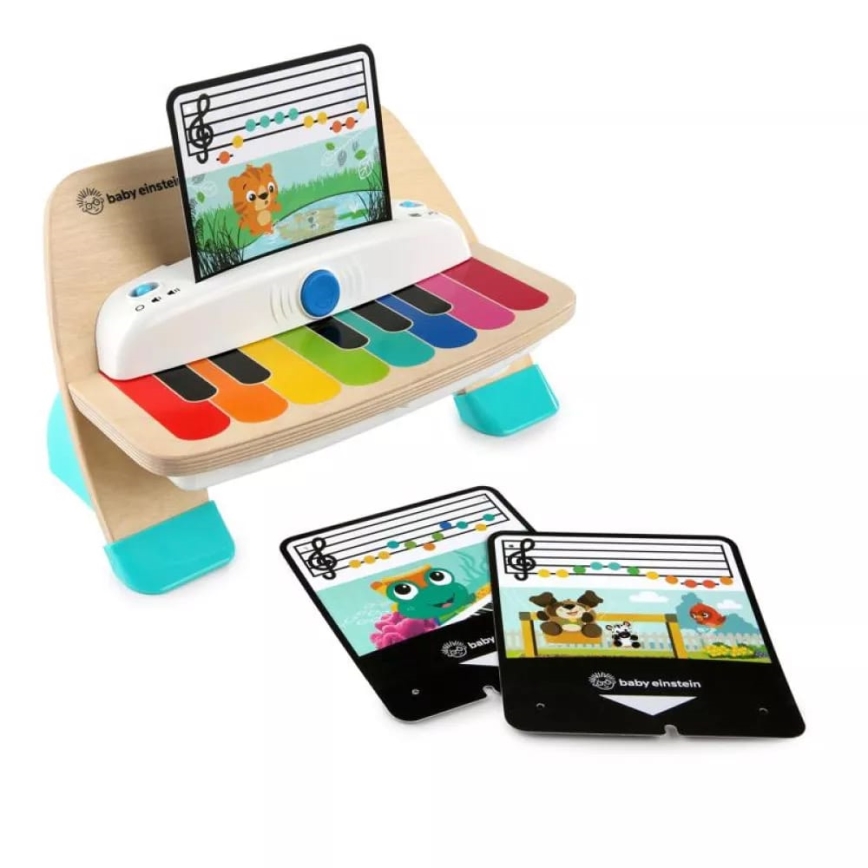 Baby Einstein - Giocattolo musicale in legno MAGIC TOUCH 3xAA pianoforte