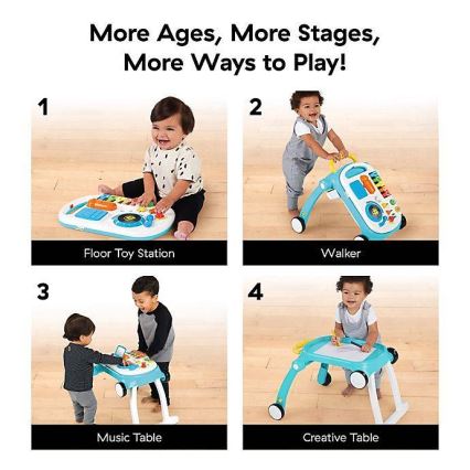 Baby Einstein - Passeggino con attività 4in1 MUSICAL MIX ‘N ROLL 3xAA