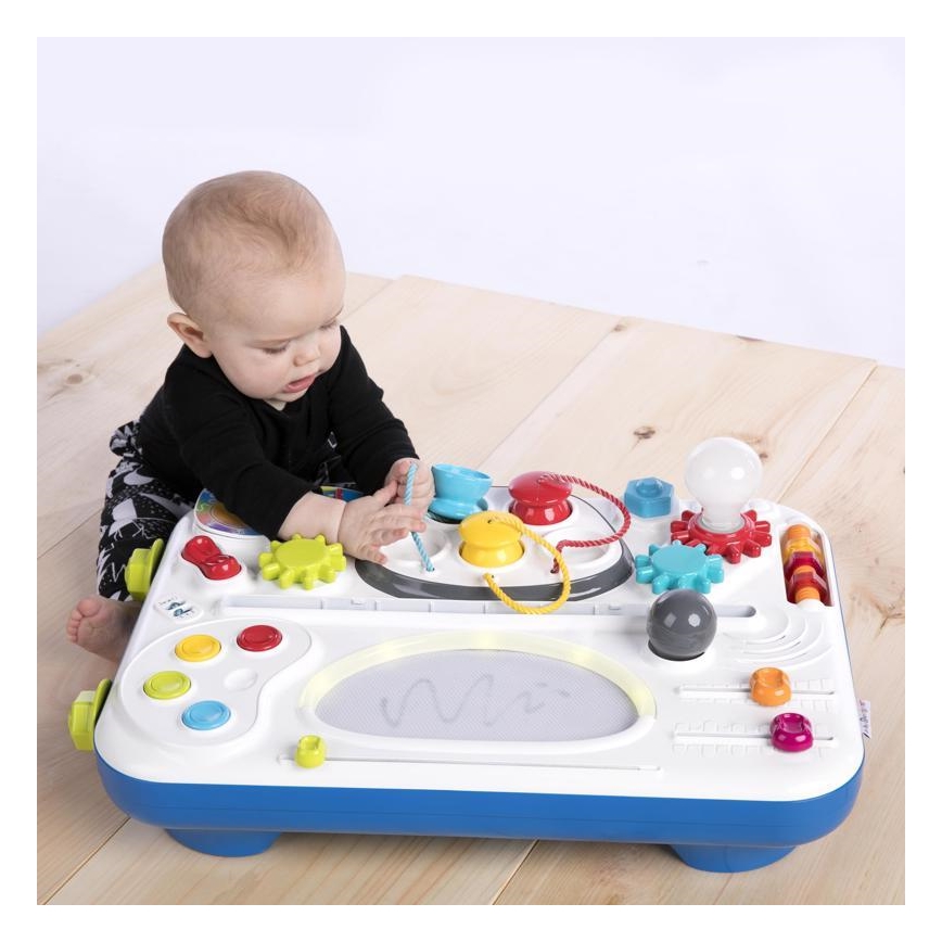 Baby Einstein - Tavolo delle attività per bambini CURIOSITY 3xAA