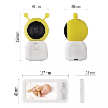 Baby monitor GoSmart 5V Wi-Fi Tuya