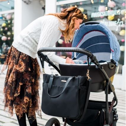 BabyOno - Borsa fasciatoio per culle Coco nero