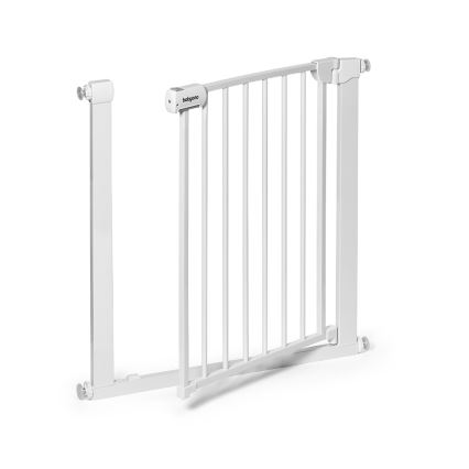 BabyOno - Cancello di sicurezza regolabile 75-96 cm, bianco