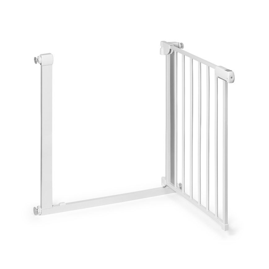 BabyOno - Cancello di sicurezza regolabile 75-96 cm, bianco