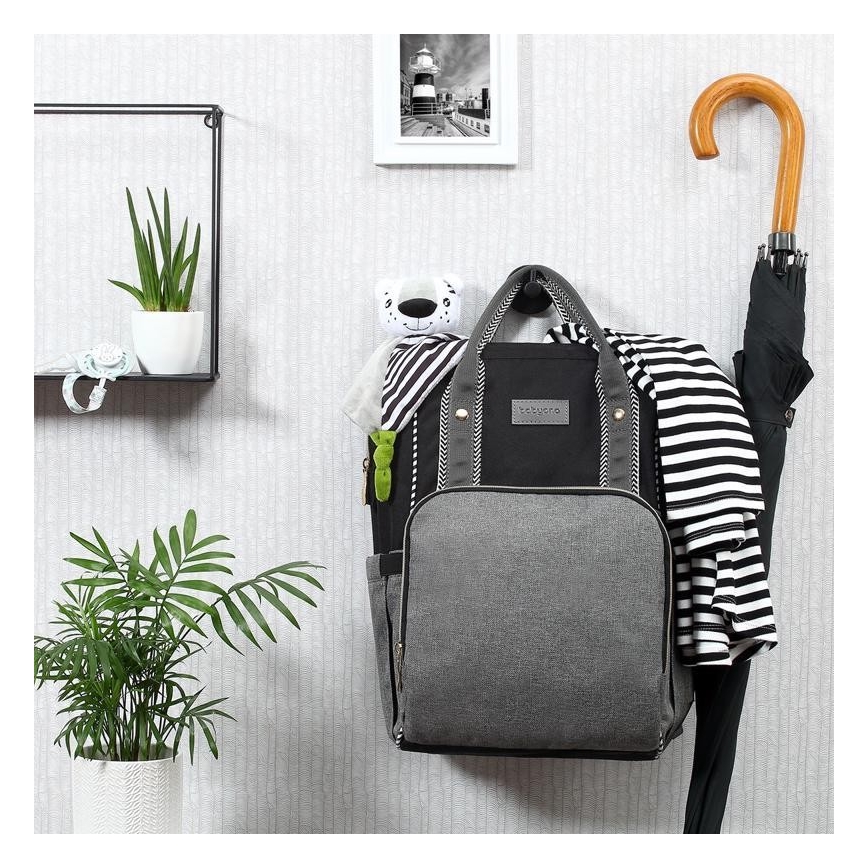 BabyOno - Zaino di ricambio per culle Oslo Style nero