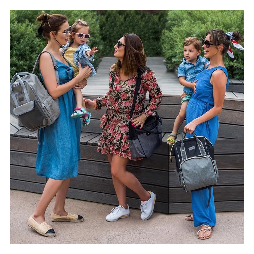 BabyOno - Zaino di ricambio per culle Oslo Style nero