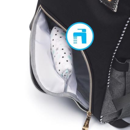 BabyOno - Zaino di ricambio per culle Oslo Style nero