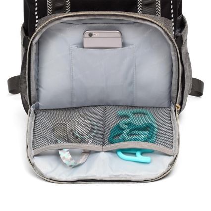 BabyOno - Zaino di ricambio per culle Oslo Style nero