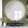 Baltica Design - Specchio da bagno a parete retroilluminato BRIGHT LED/15W/230V 4500K Ø 70 cm IP65 nero