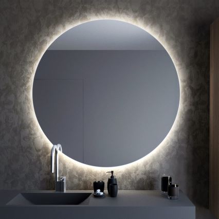 Baltica Design - Specchio da bagno a parete con illuminazione integrata BRIGHT LED/15W/230V 4500K Ø 70 cm IP65