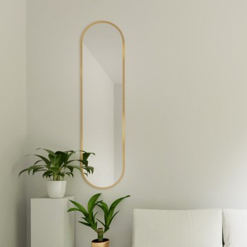 Baltica Design - Specchio da parete TINY BORDER 155x40 cm, dorato