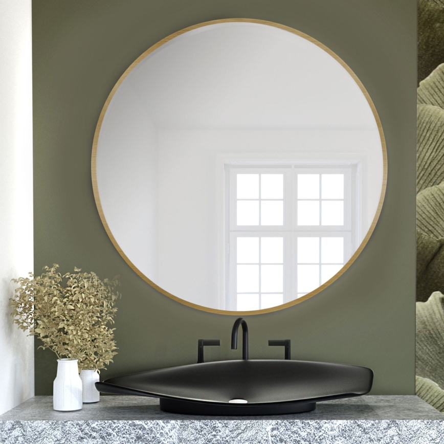 Baltica Design - Specchio da parete TINY BORDER Ø 60 cm oro