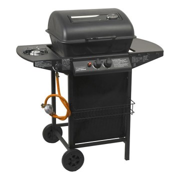 Barbecue a gas 3 bruciatori, nero