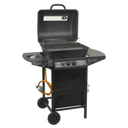 Barbecue a gas 3 bruciatori, nero