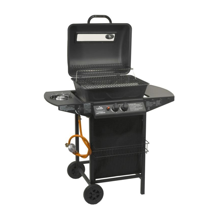 Barbecue a gas 3 bruciatori, nero