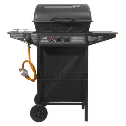 Barbecue a gas 3 bruciatori, nero