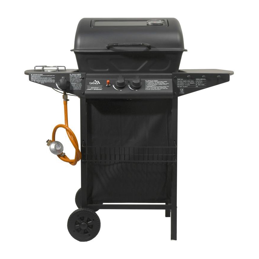 Barbecue a gas 3 bruciatori, nero