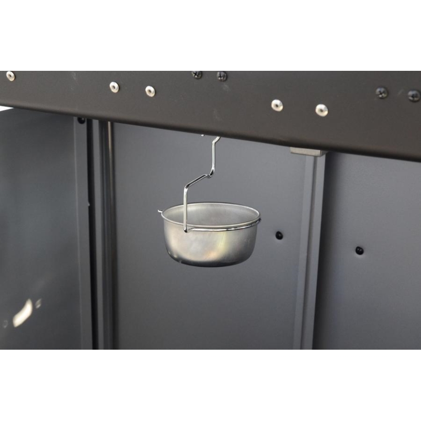 Barbecue a gas 4 bruciatori in acciaio inox