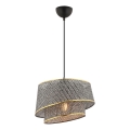 BARETTE Lampadario 1xE27/60W/230V Grigio/Oro