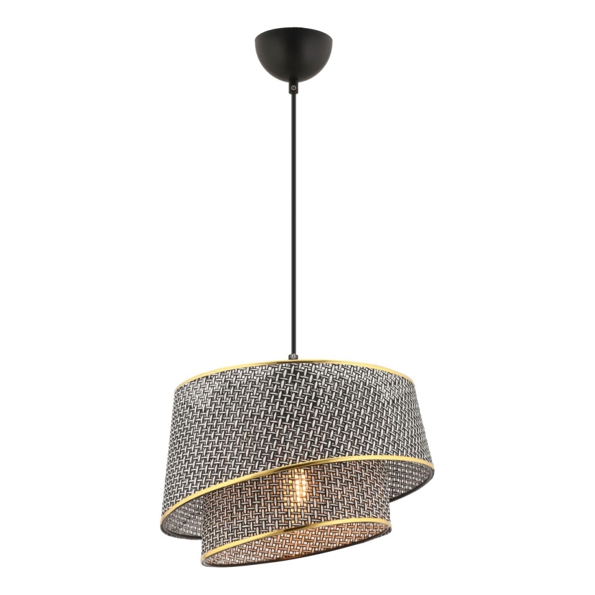 BARETTE Lampadario 1xE27/60W/230V Grigio/Oro
