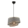 BARETTE Lampadario 1xE27/60W/230V Grigio/Oro