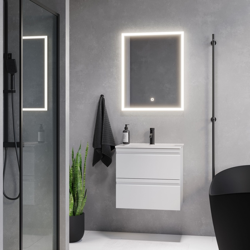 BATH DELUXE 01-060-07-58-00 - Specchio da bagno a LED con retroilluminazione FORNAES LED/14,3W/230V IP44