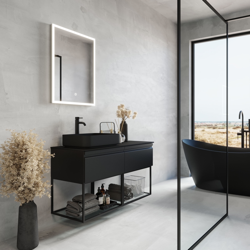BATH DELUXE 01-060-07-58-00 - Specchio da bagno a LED con retroilluminazione FORNAES LED/14,3W/230V IP44