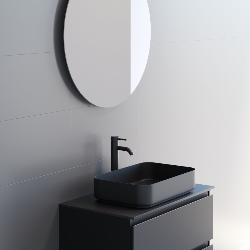 BATH DELUXE 01-080-00-58-00 - Specchio da bagno NORDBORG diametro 80 cm