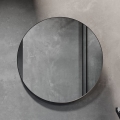 BATH DELUXE 01-080-09-02-00 - Specchio da bagno BORGSTED diametro 80 cm nero