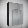 BATH DELUXE 02-050-63-02-01 - Mobile da bagno con specchio KENWOOD 65x50 cm opaco nero