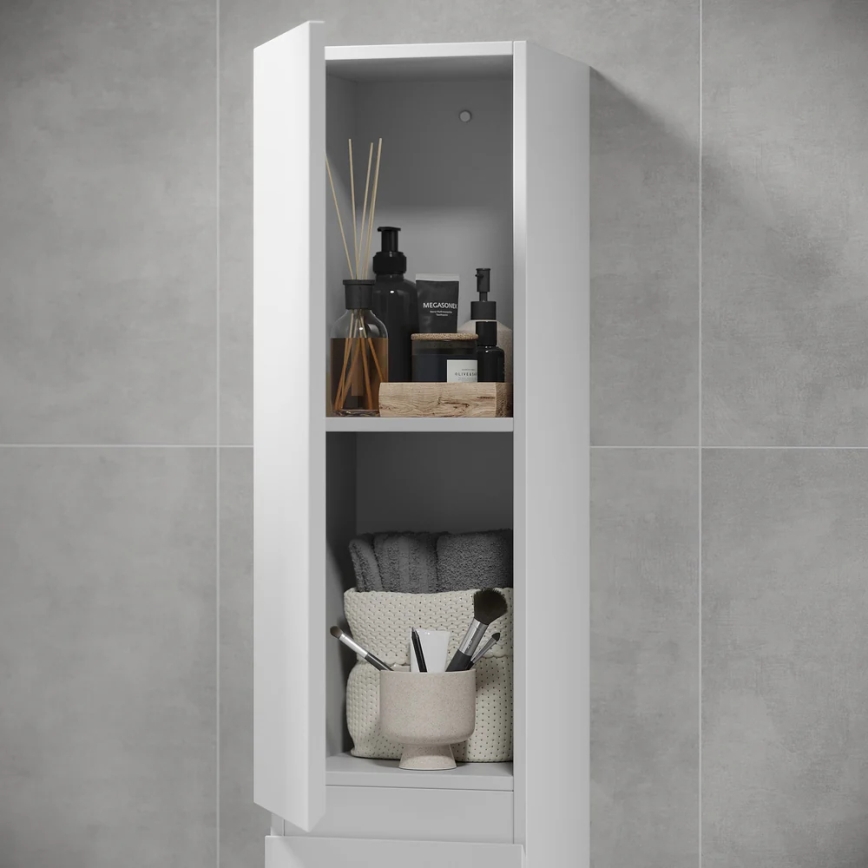 BATH DELUXE 04-030-63-01-01 - Armadietto da bagno KENWOOD 186 cm bianco opaco