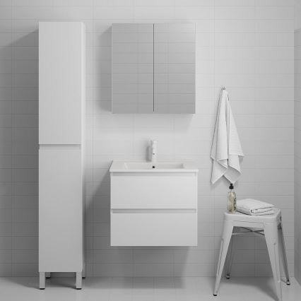 BATH DELUXE 04-030-63-01-01 - Armadietto da bagno KENWOOD 186 cm bianco opaco