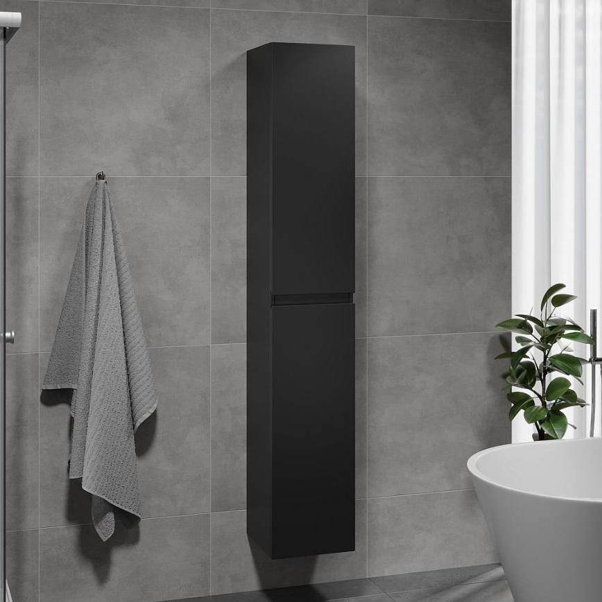 BATH DELUXE 04-030-63-02-01 - Armadietto da bagno KENWOOD 186 cm opaco nero