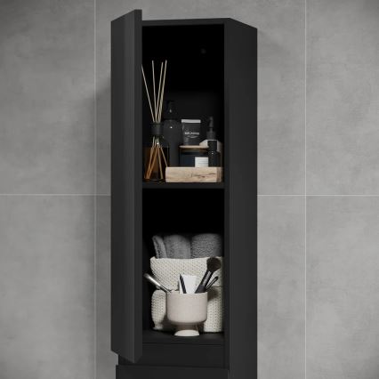 BATH DELUXE 04-030-63-02-01 - Armadietto da bagno KENWOOD 186 cm opaco nero