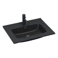 BATH DELUXE 06-060-27-02-00 - Lavabo da incasso LILLESNAD 61x46 cm ceramica/nero