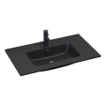 BATH DELUXE 06-080-27-02-00 - Lavabo da incasso LILLESNAD 81x46 cm ceramica/nero