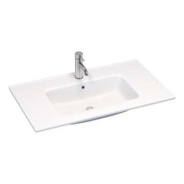 BATH DELUXE 06-080-27-11-00 - Lavabo da incasso HYGE 81x46 cm ceramica/bianco