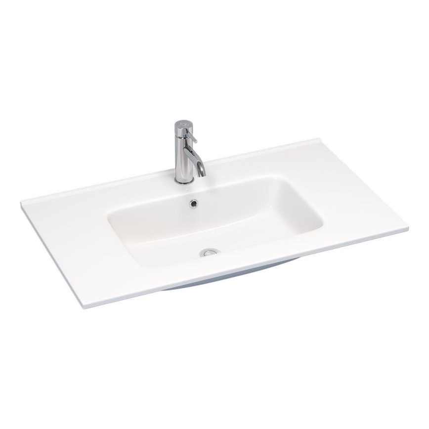BATH DELUXE 06-080-27-11-00 - Lavabo da incasso LILLESNAD 81x46 cm ceramica/bianco