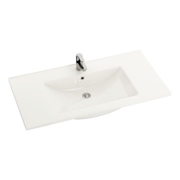 BATH DELUXE 06-090-60-11-01 - Lavabo da incasso CHICAGO 91x46,5 cm ceramica/bianco