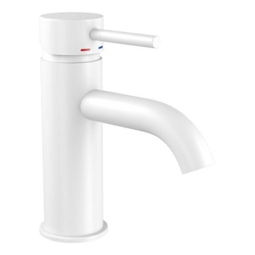 BATH DELUXE 28-005-01-01-04 - Rubinetto del lavandino DRAGOR 15,6 cm bianco opaco