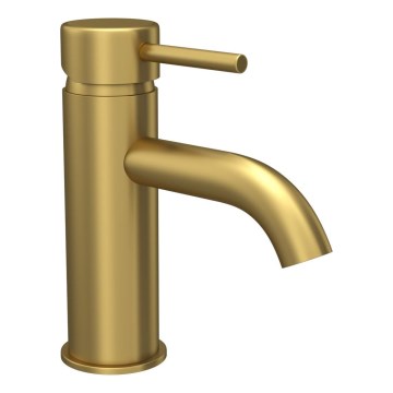 BATH DELUXE 28-005-01-70-04 - Rubinetto del lavandino DRAGOR 15,6 cm pettinato ottone