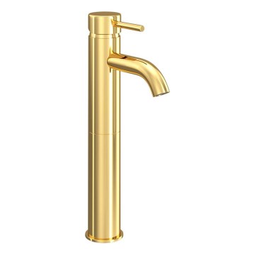 BATH DELUXE 28-005-02-64-00 - Rubinetto del lavandino DRAGOR 29 cm lucente ottone