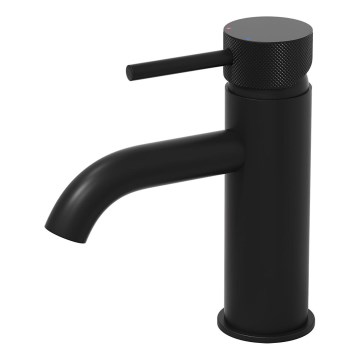 BATH DELUXE 28-005-03-02-00 - Rubinetto del lavandino ANHOLT 15,6 cm opaco nero