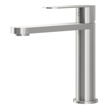 BATH DELUXE 28-017-02-71-02 - Rubinetto del lavandino TARNBY 17,3 cm pettinato acciaio inossidabile