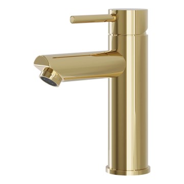 BATH DELUXE 28-017-03-64-02 - Rubinetto del lavandino RINGSTED 17,8 cm lucente ottone