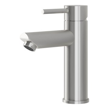 BATH DELUXE 28-017-03-71-02 - Rubinetto del lavandino RINGSTED 17,8 cm pettinato acciaio inossidabile