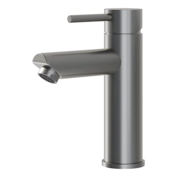 BATH DELUXE 28-017-03-73-02 - Rubinetto del lavandino RINGSTED 17,8 cm in polvere grigio