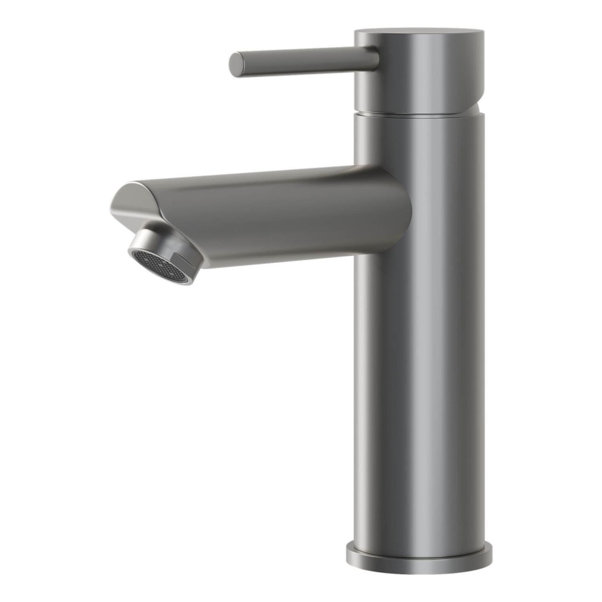 BATH DELUXE 28-017-03-73-02 - Rubinetto del lavandino RINGSTED 17,8 cm in polvere grigio