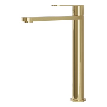 BATH DELUXE 28-027-02-64-02 - Rubinetto del lavandino TARNBY 27,3 cm lucente ottone