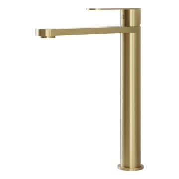 BATH DELUXE 28-027-02-70-02 - Rubinetto del lavandino TARNBY 27,3 cm pettinato ottone