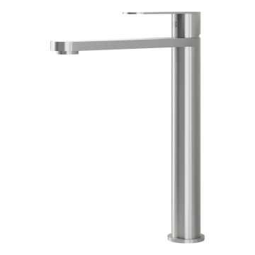BATH DELUXE 28-027-02-71-02 - Rubinetto del lavandino TARNBY 27,3 cm pettinato acciaio inossidabile